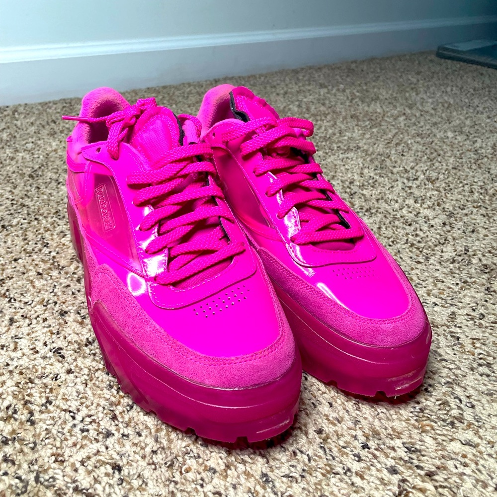 Pink low top Cardi B Reebok’s
